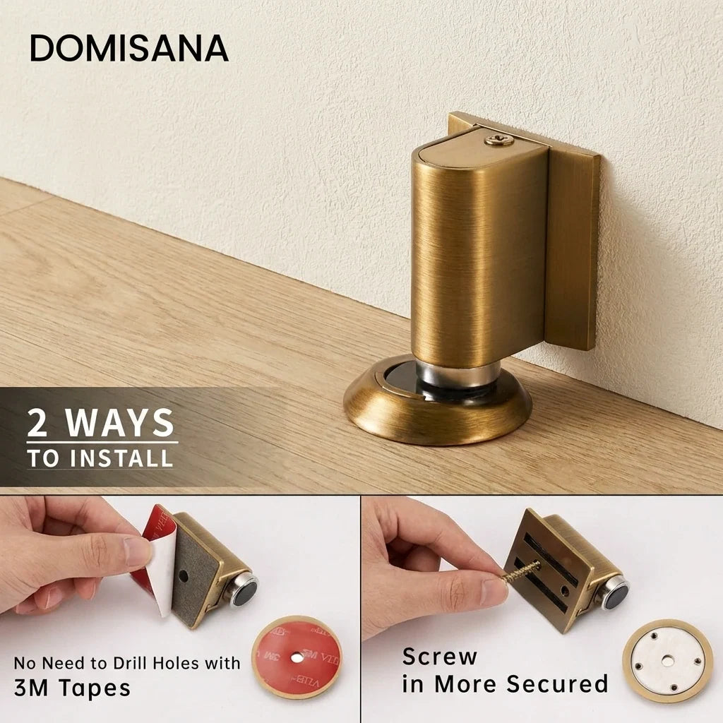 Magnetic Door Stopper in Zinc Alloy