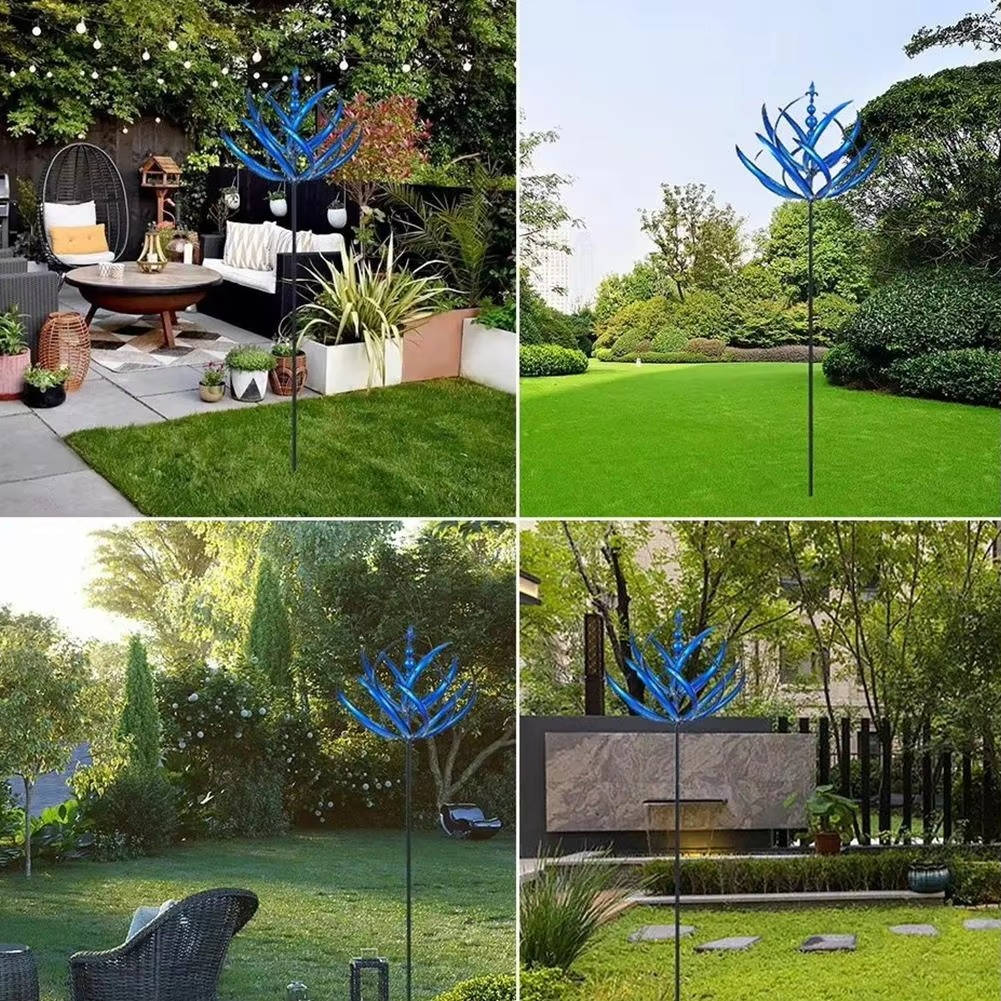 Éolienne Décorative en Métal