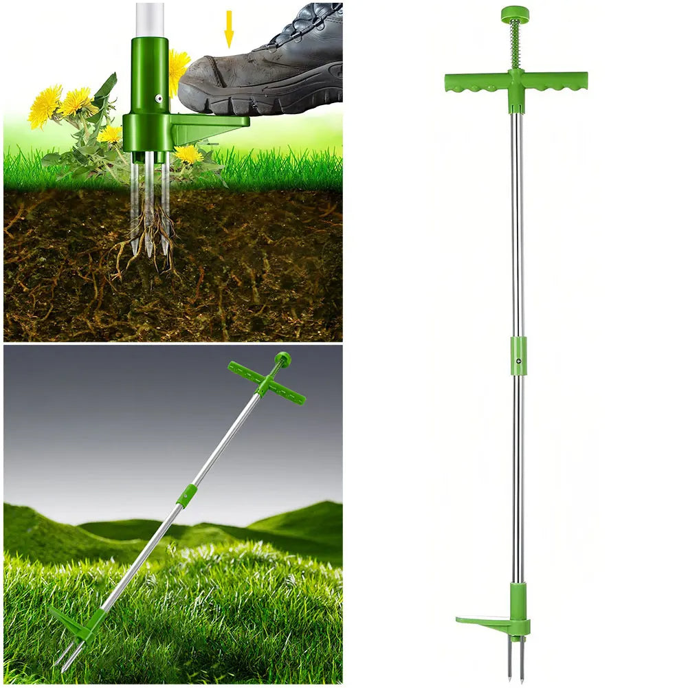 Pedal and Claw Weed Puller