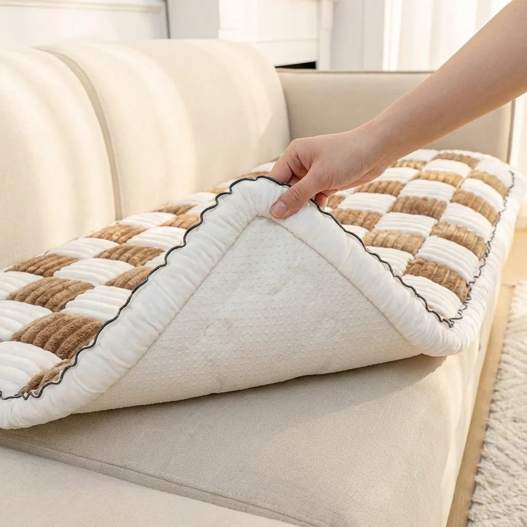 Quilted Patchwork Sofa Protector and Pet Mat