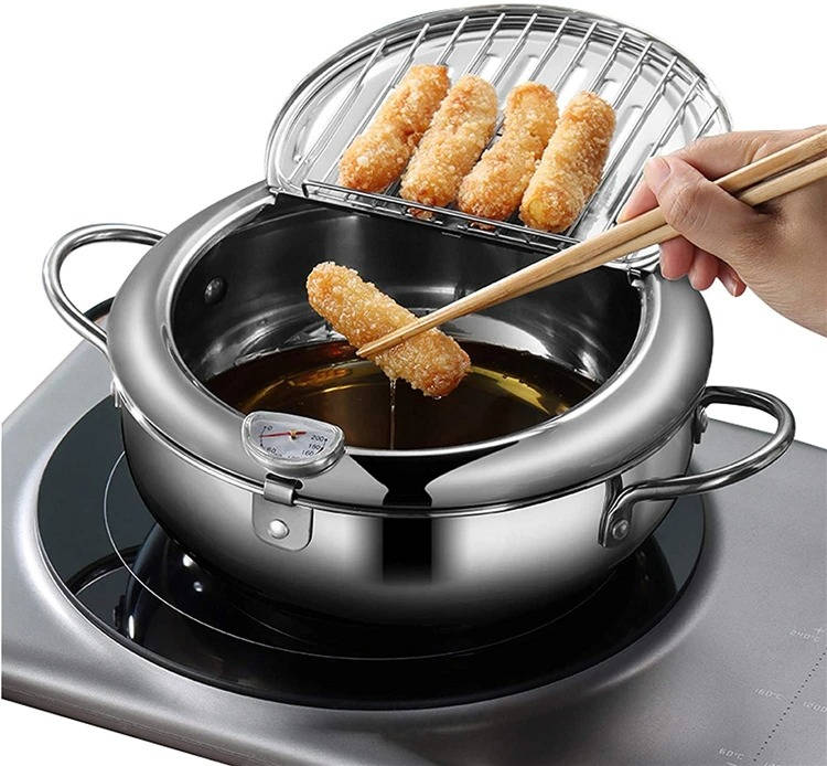 Japanese Deep Frying Tempura Pot