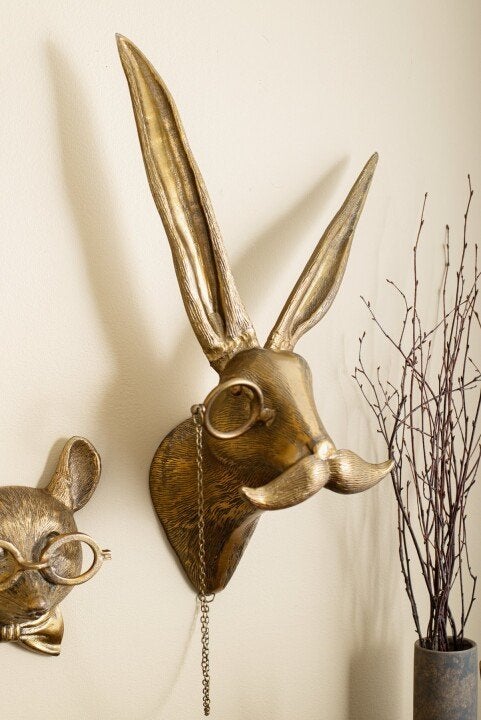 Resin Animal Head Wall Decoration