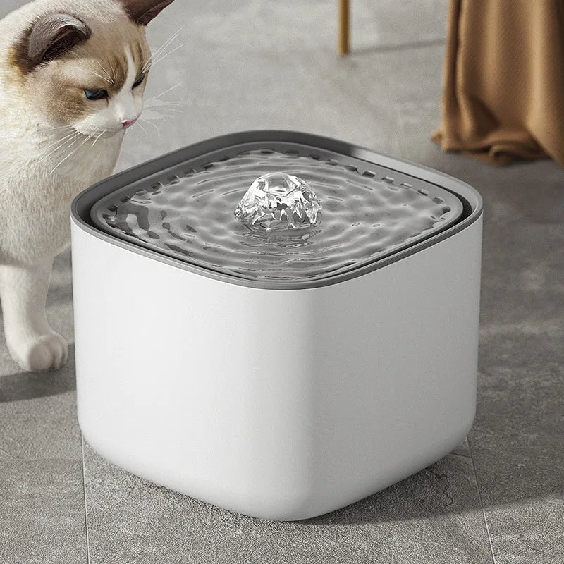 Fontaine à Eau 3 L pour Chiens et Chats - Blanc