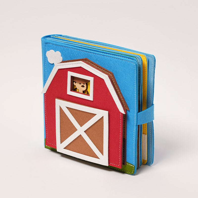 Farm Felt Activity Book, 10 Pages, Ages 3+