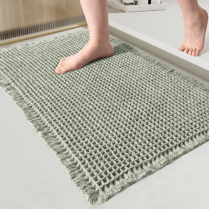 Tapis de bain nid d'abeille absorbant