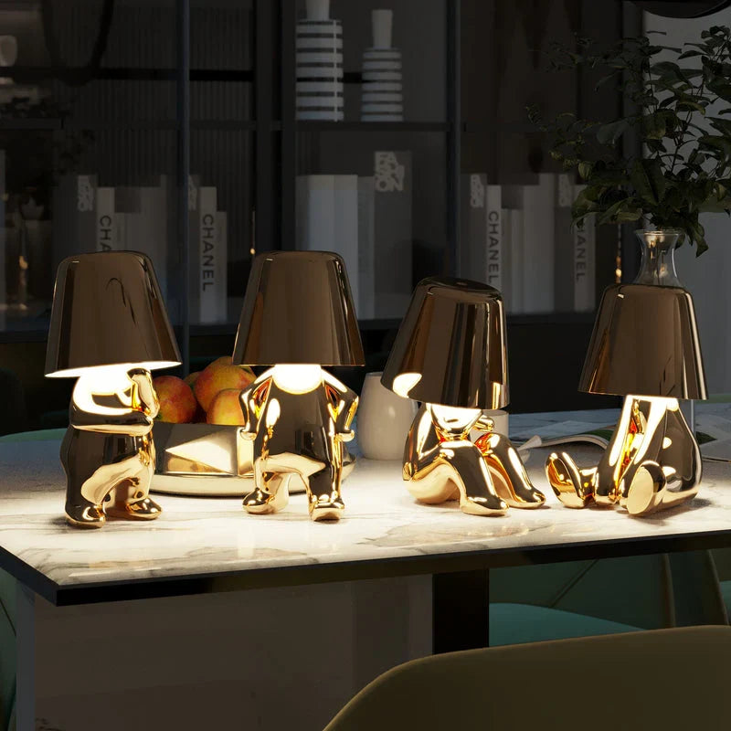 Lampe figurine décorative sans fil, tactile