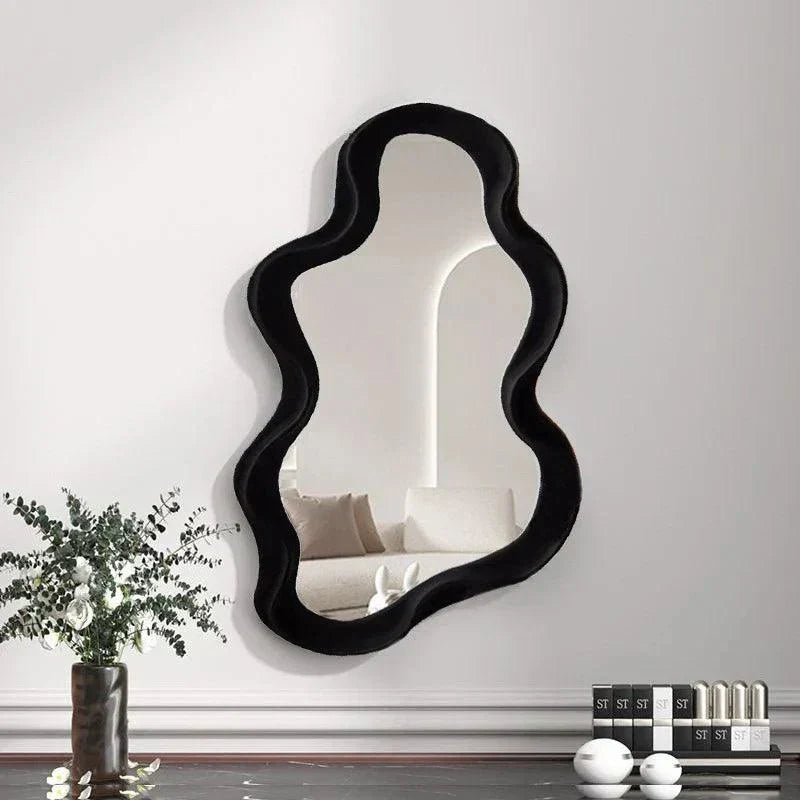 Miroir en forme de nuage, design moderne, 26 × 41 cm