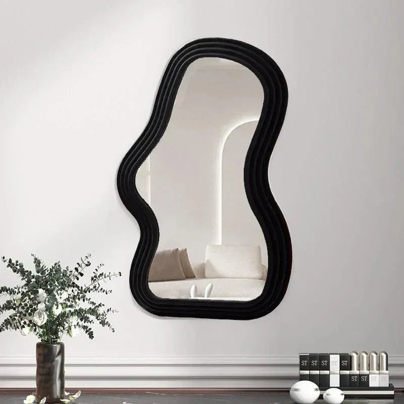 Miroir en forme de nuage, design moderne, 26 × 41 cm