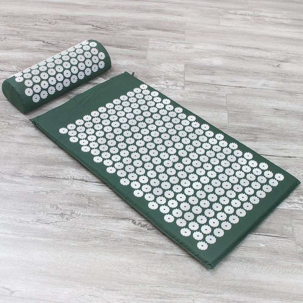 Relaxpress - Acupressure yoga mat & cushion set for natural pain relief & relaxation