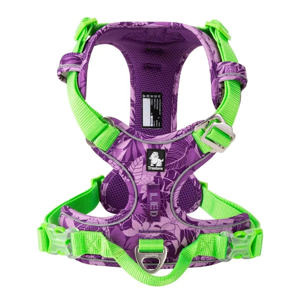 Adjustable Dog Harness, Sizes XS to XL