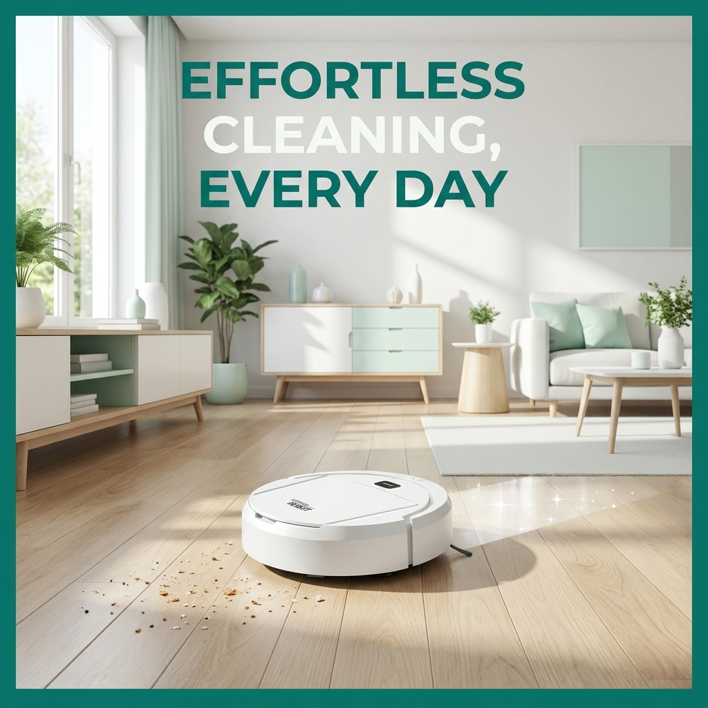 Robot aspirateur laveur compact 3 en 1