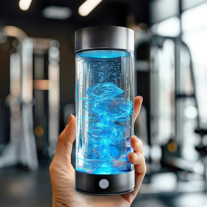 Bouteille a hydrogene avec electrolyse integree
