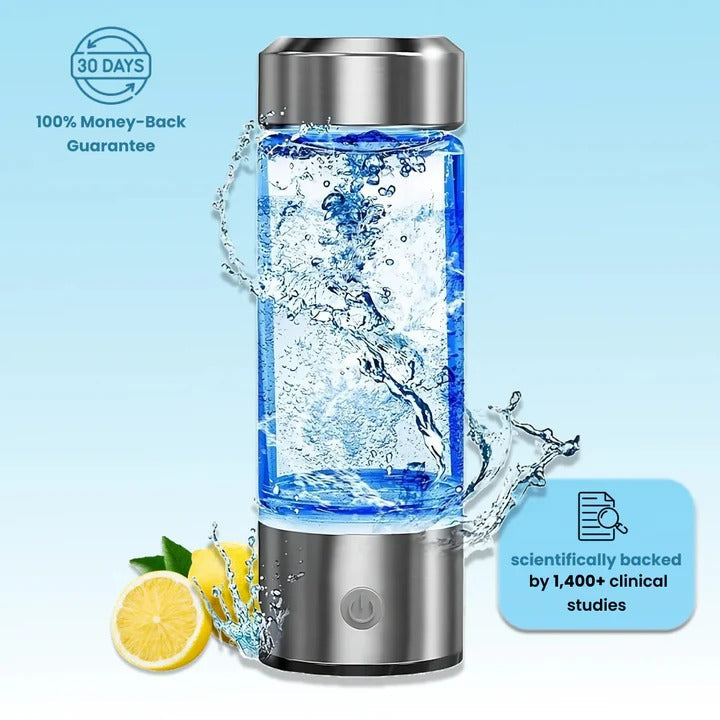 Bouteille a hydrogene avec electrolyse integree