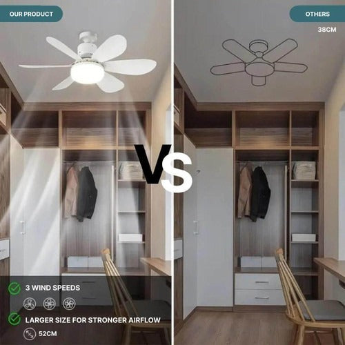 Ventilateur de plafond discret