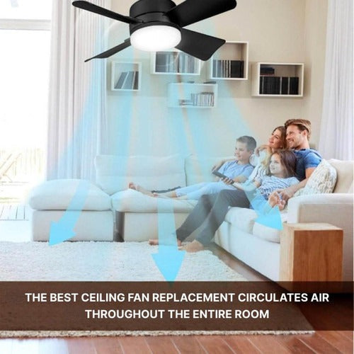 Ventilateur de plafond discret