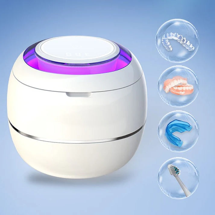 Machine nettoyeur ultrasonique prothèse dentaire portable