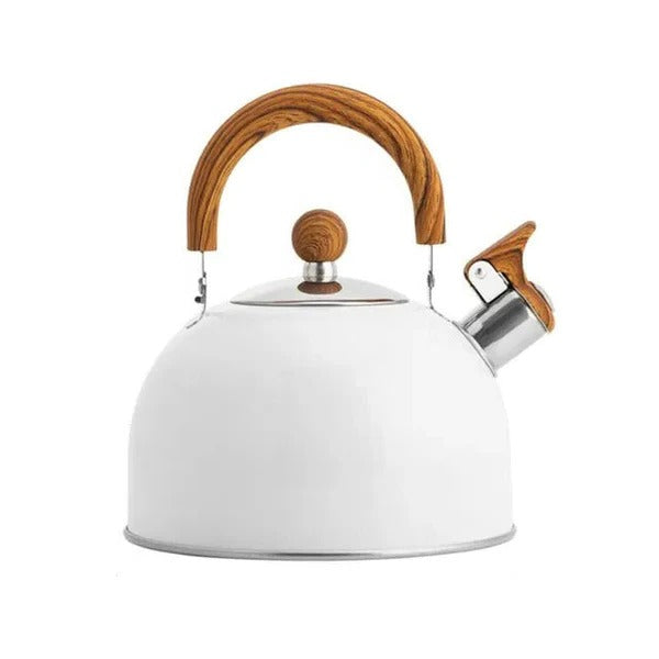 Whistling Kettle for Hot Drinks on All Stovetop Types