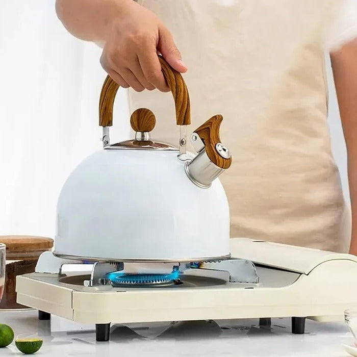 Whistling Kettle for Hot Drinks on All Stovetop Types