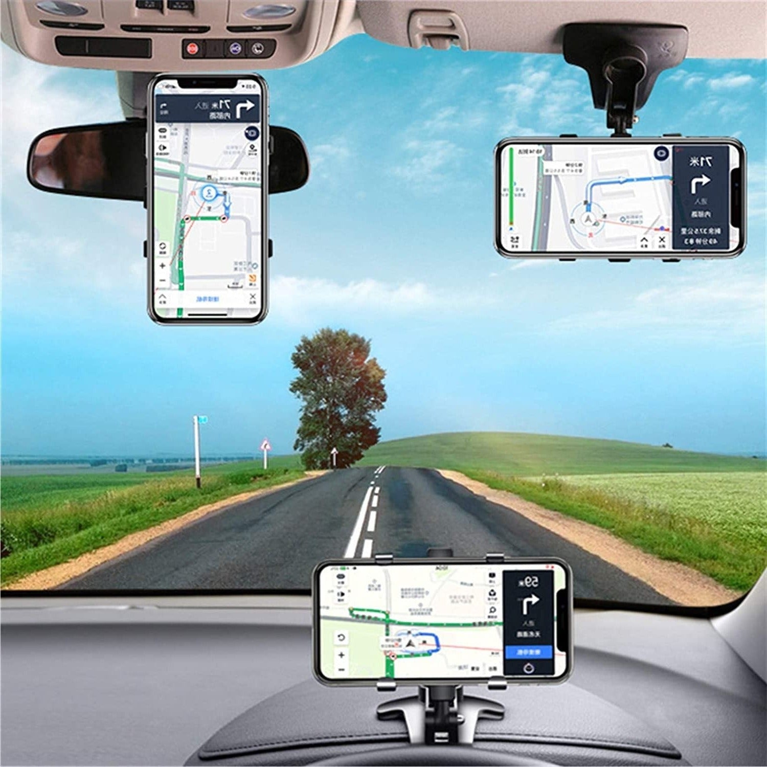 Support Téléphone Voiture Universel 360°