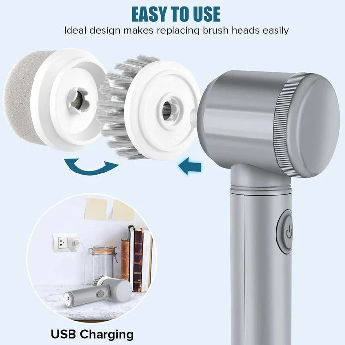 Brosse rotative turbo pour nettoyage intensif