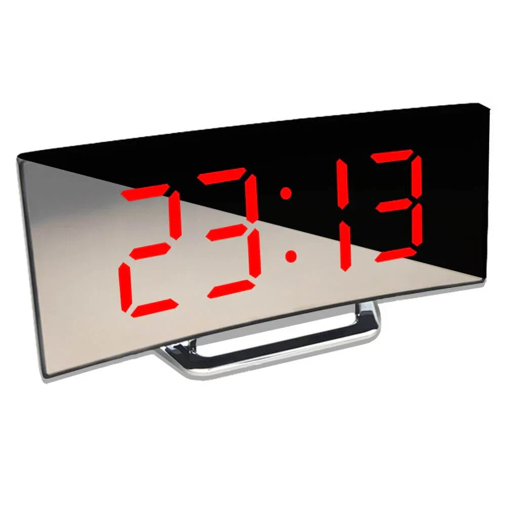 Reveil numerique LED design incurve