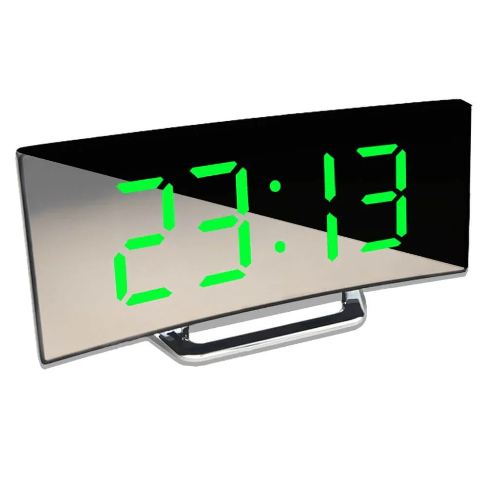 Reveil numerique LED design incurve