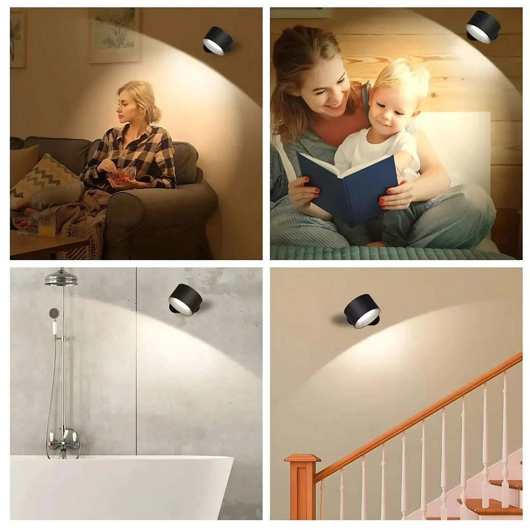 Applique Murale Rechargeable Rotation 360