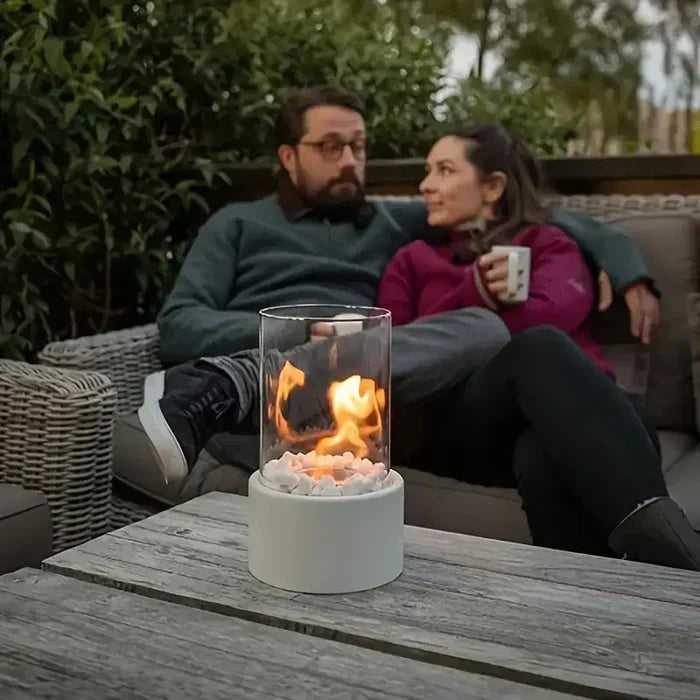 GlowLuxe - Lanterne à Flamme de Table