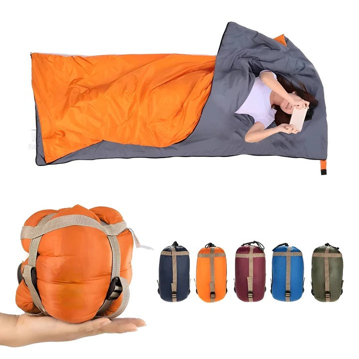 Sac de couchage léger, convertible en couverture
