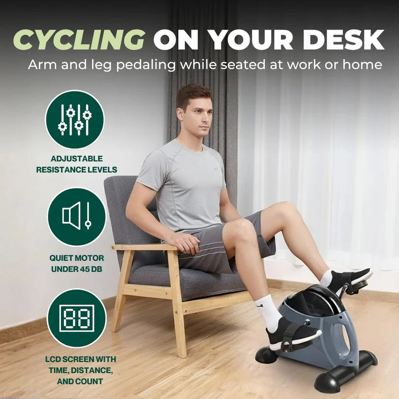 Pédalier compact sous le bureau, 8 niveaux