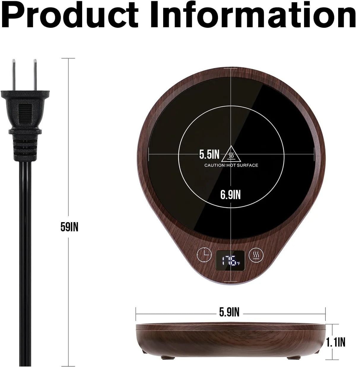Coffee Mug Warmer Set with Mug Included