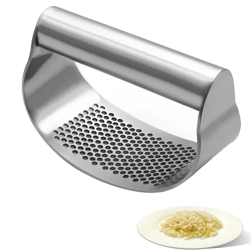 Garlic Press Rocker Set Stainless Steel
