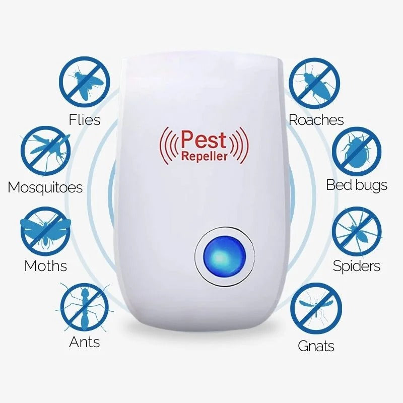 Répulsif Ultrasonique Antiparasitaire Maison Elmora