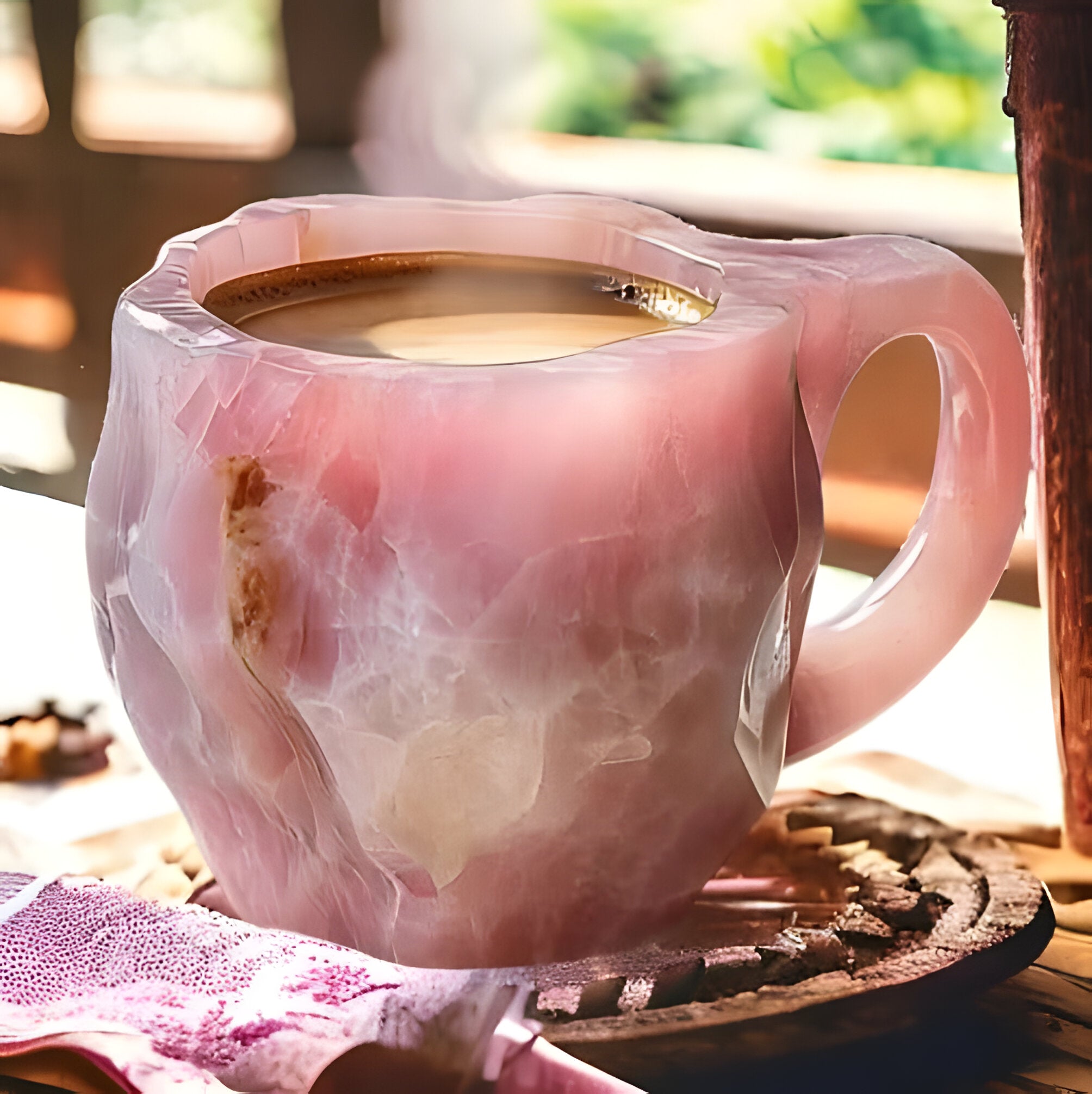 Mugs effet cristal aux teintes minerales