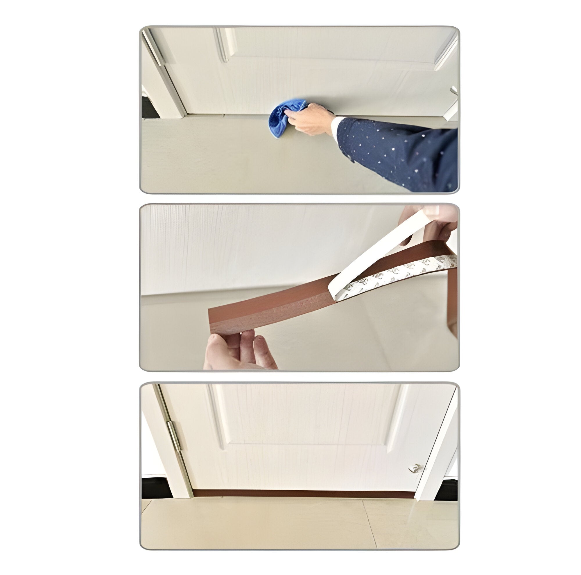 Joint de porte autocollant isolant