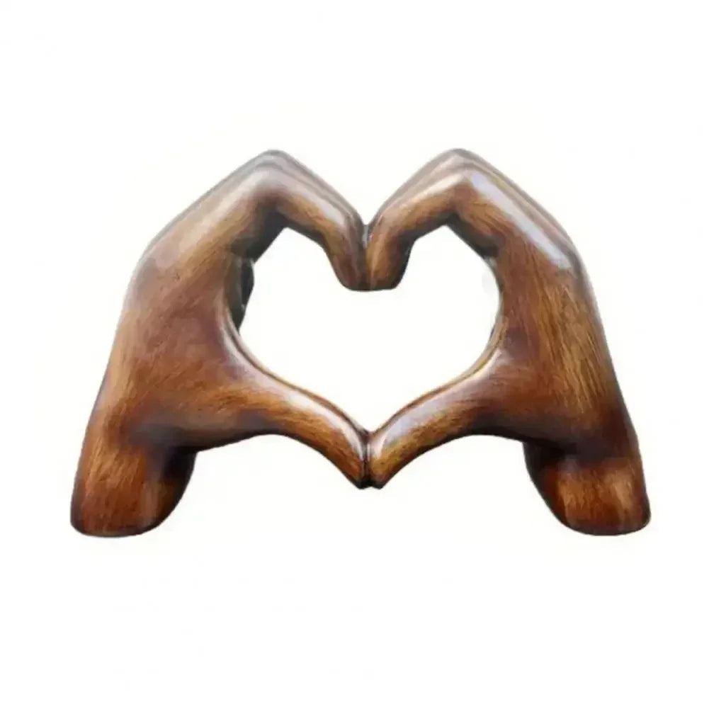 Figurine Cœur en Bois Naturel
