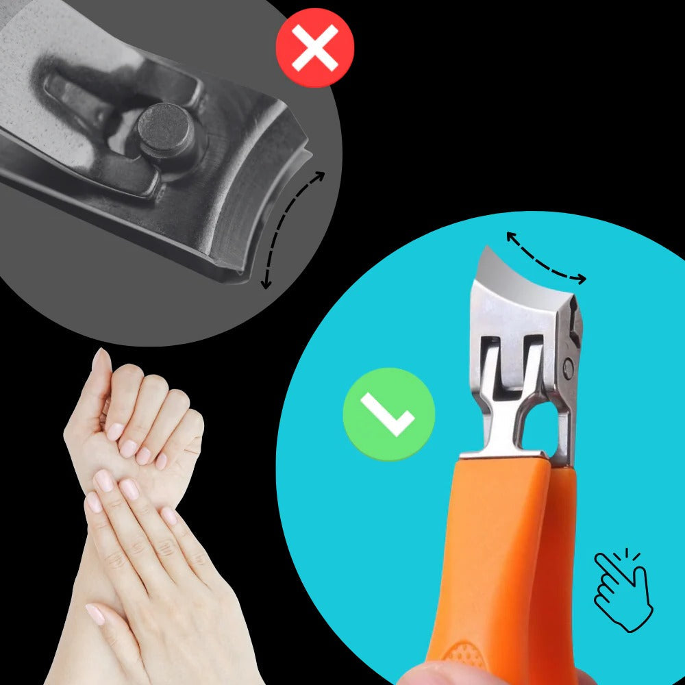 Coupe-ongles précision à large mâchoire