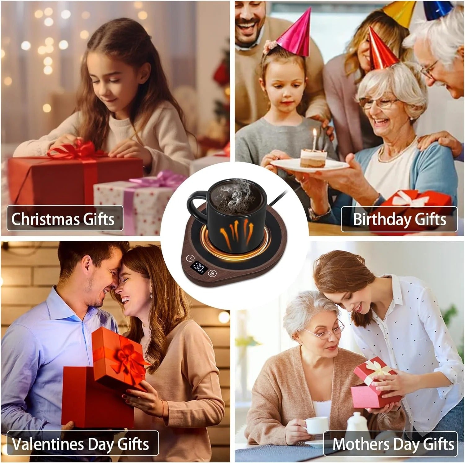 Coffee Mug Warmer Set with Mug Included