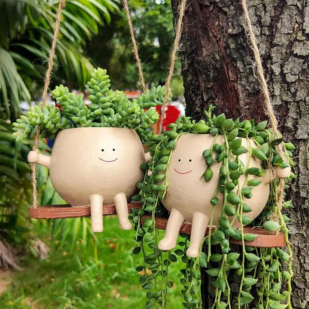 GreenOasis - Panier Suspendu Élégant pour Plantes