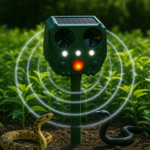 Répulsif à Serpents Ultrasonique Solaire