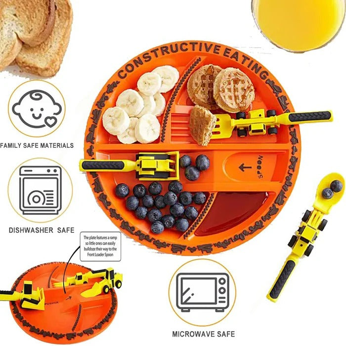 Coffret repas construction pour enfants