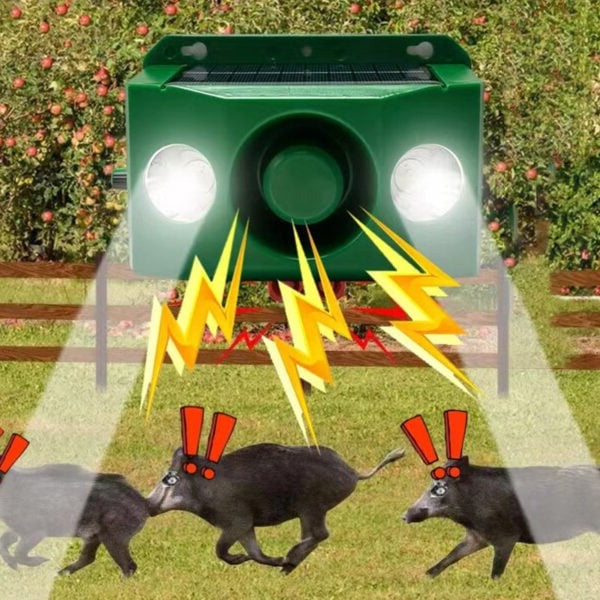 Lumières Solaires d'Avertissement Anti-Animaux