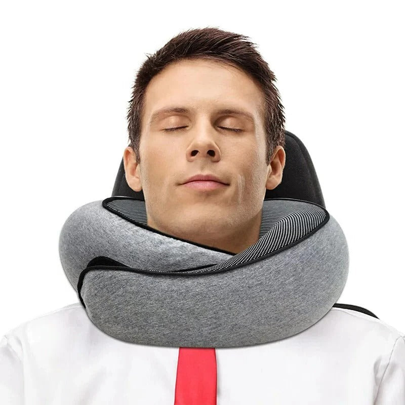 Oreiller cervical mousse mémoire de forme voyage