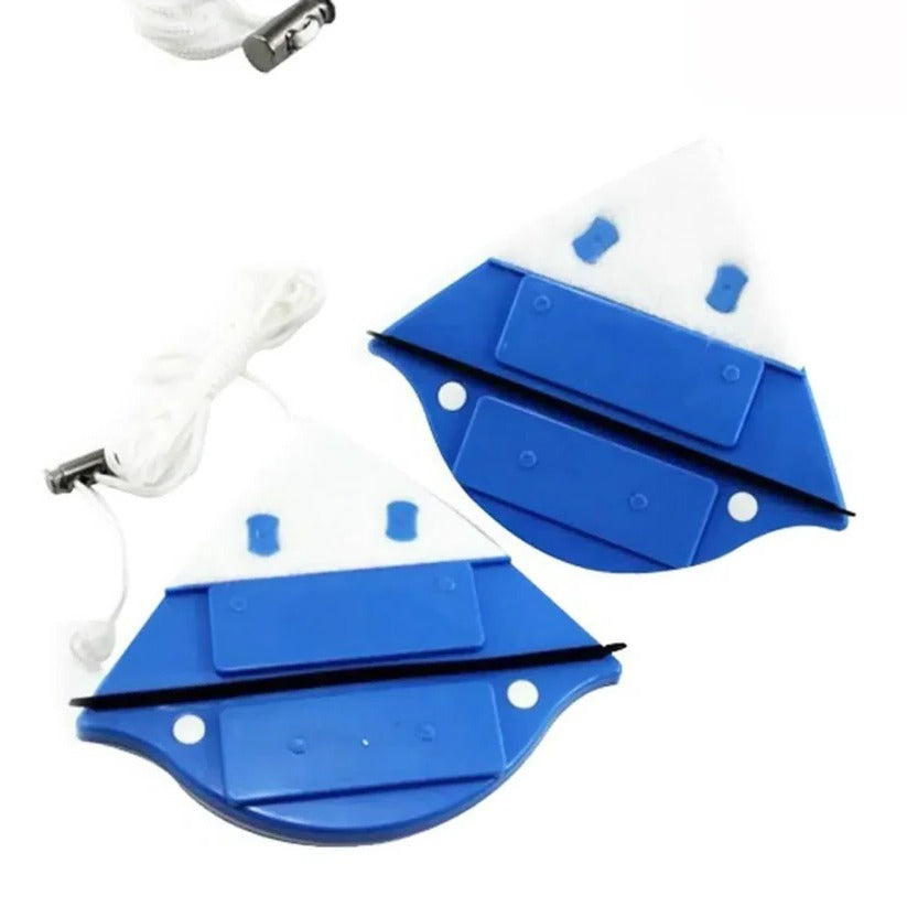 Lave-vitre magnétique double face