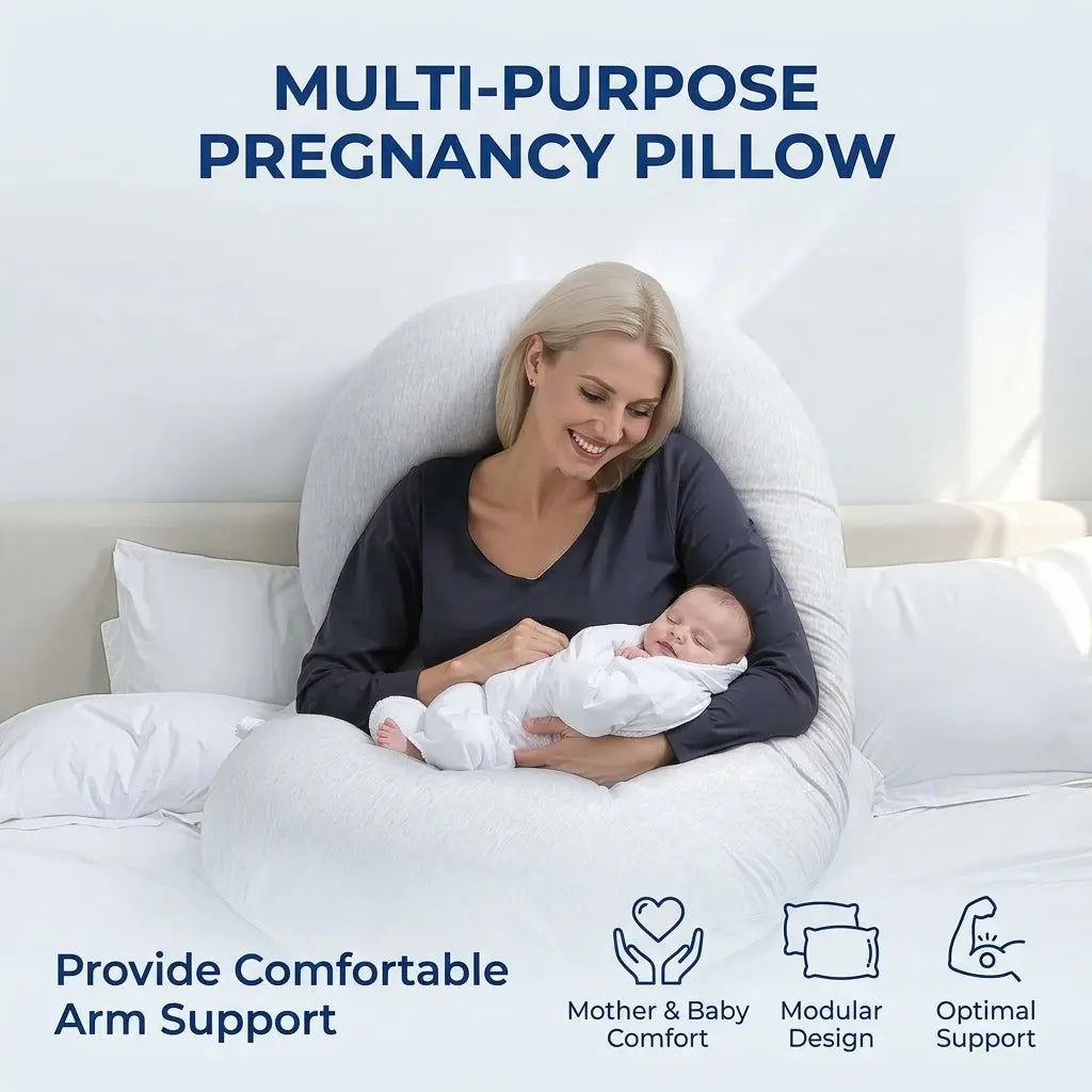 C-Shaped Body Pillow, 7 Colours