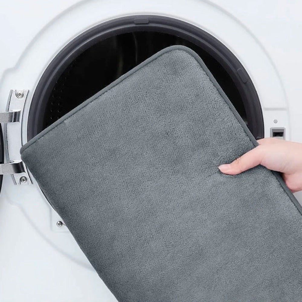 Tapis de bain en mousse à mémoire de forme, antidérapant