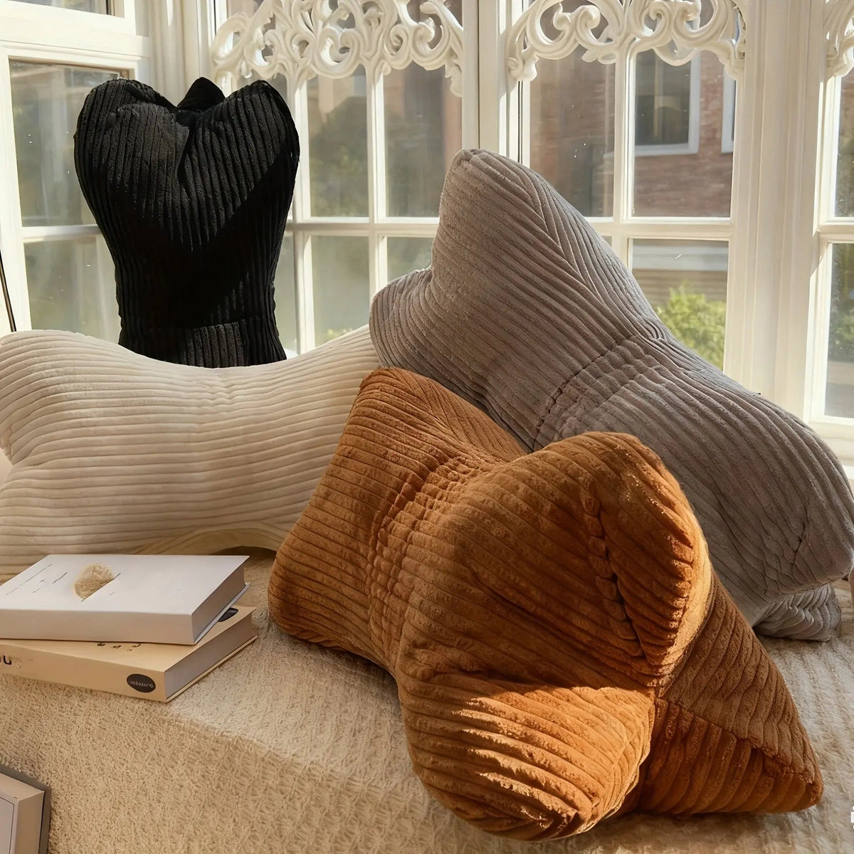 Coussin de lecture traversin pour lit et canapé