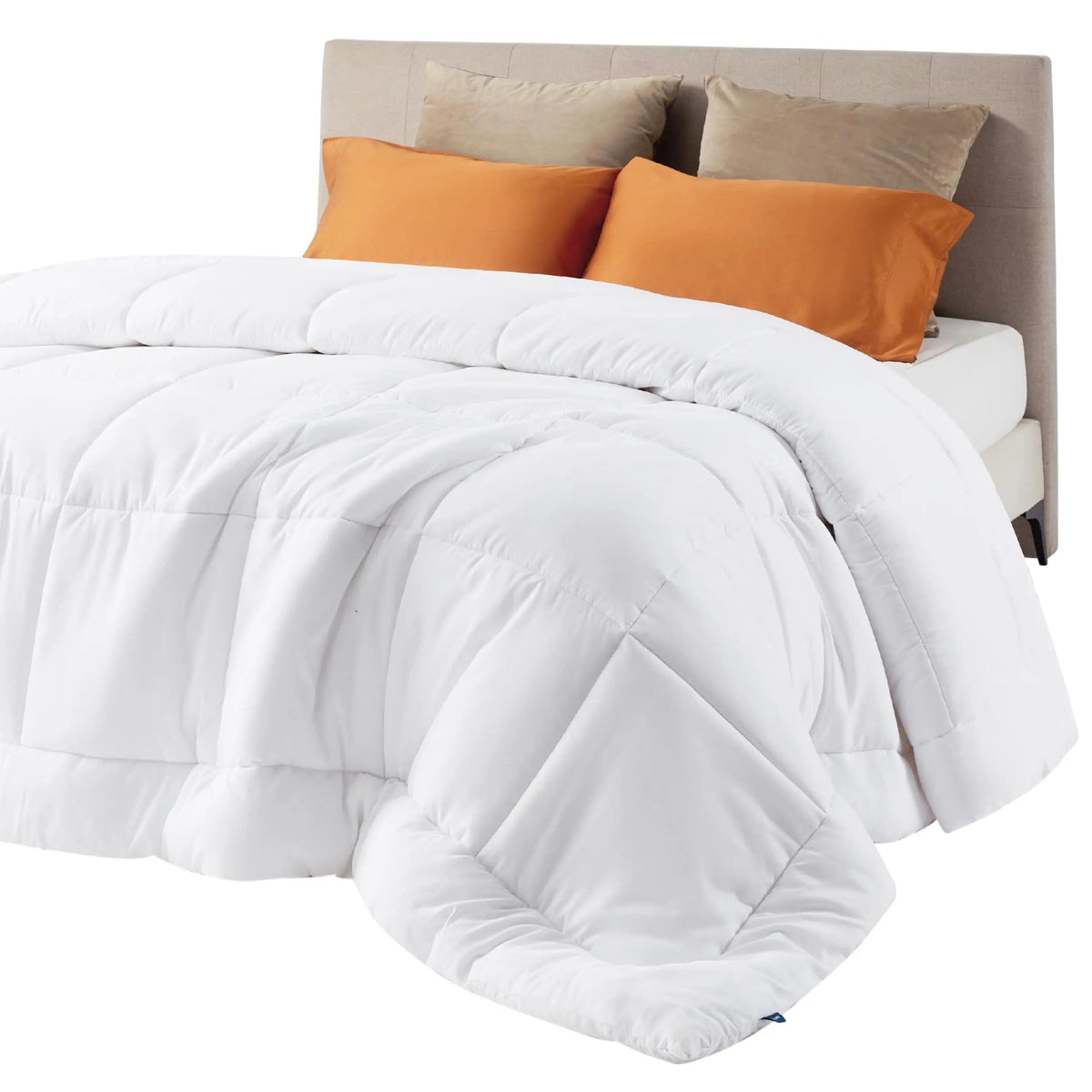 Couette synthétique surpiquée avec boucles d'angle
