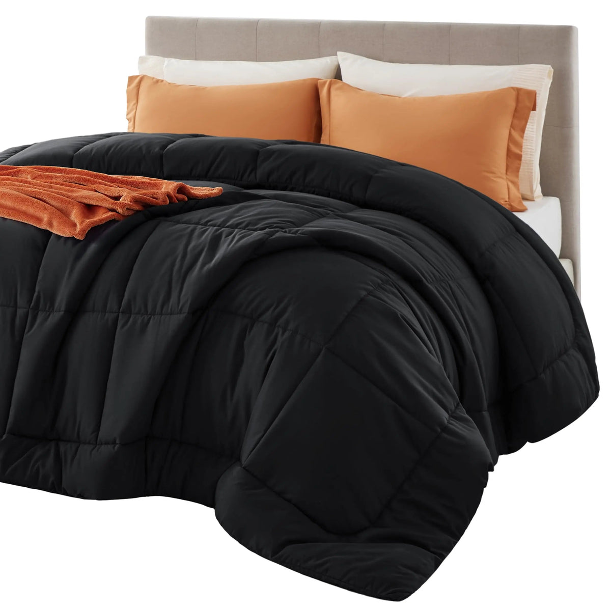 Couette synthétique surpiquée avec boucles d'angle