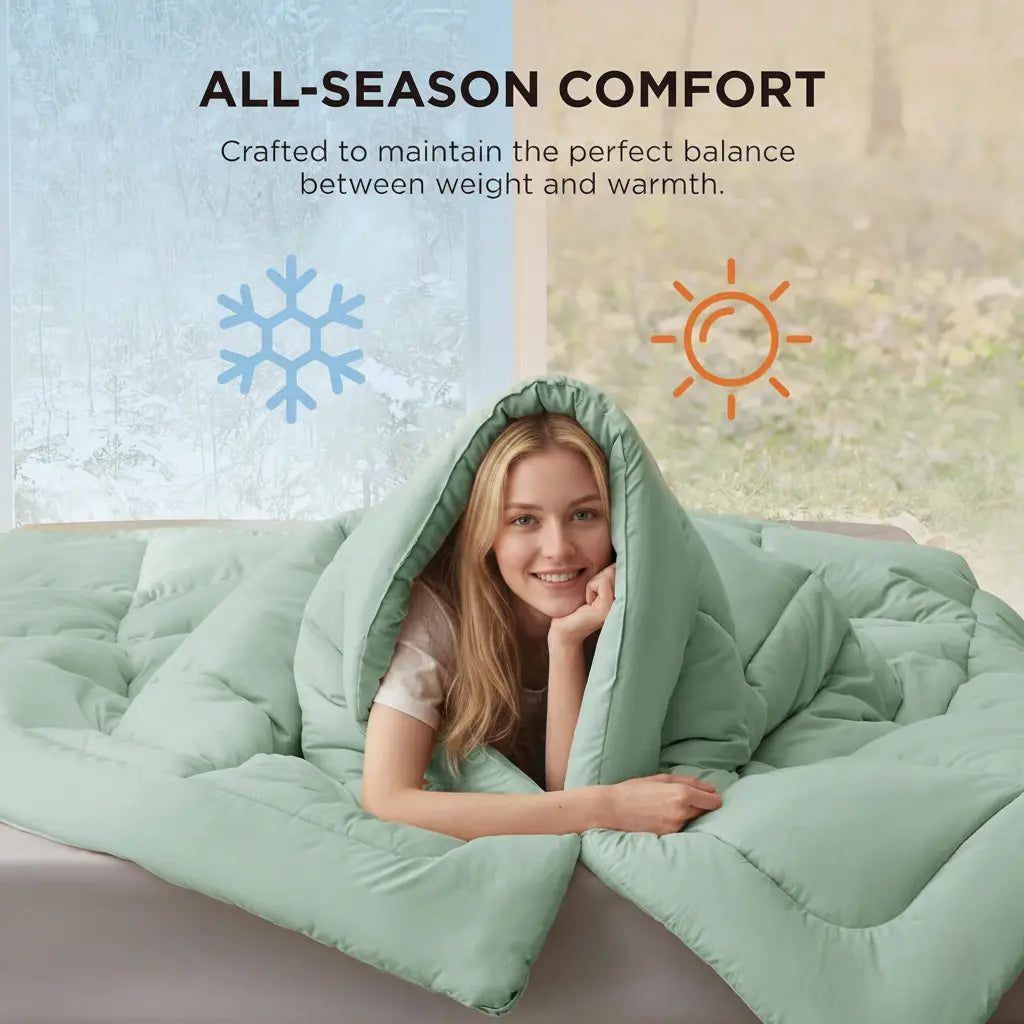 Couette synthétique surpiquée avec boucles d'angle